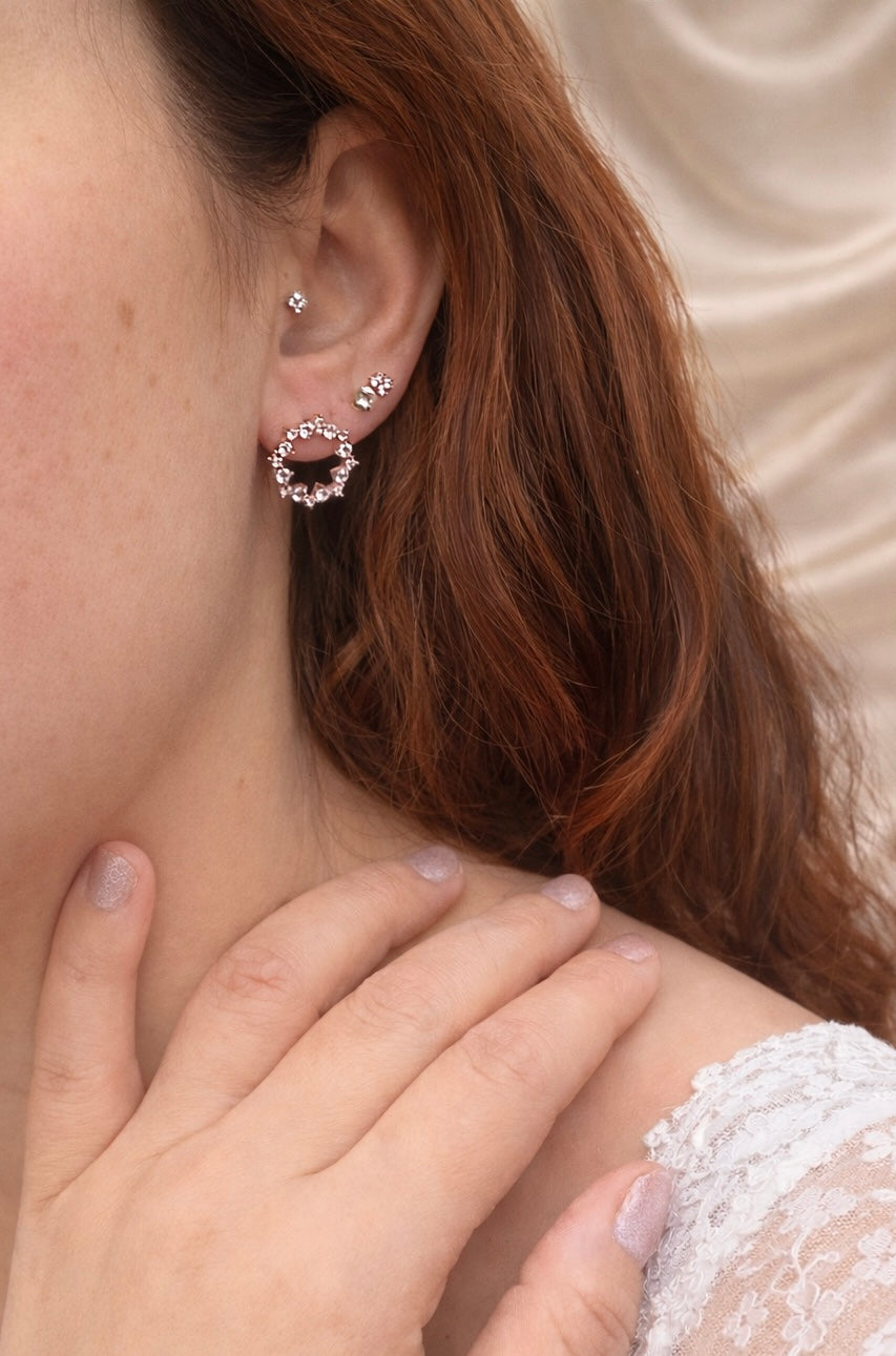 Boucles d'oreilles ORBIA en Argent 925