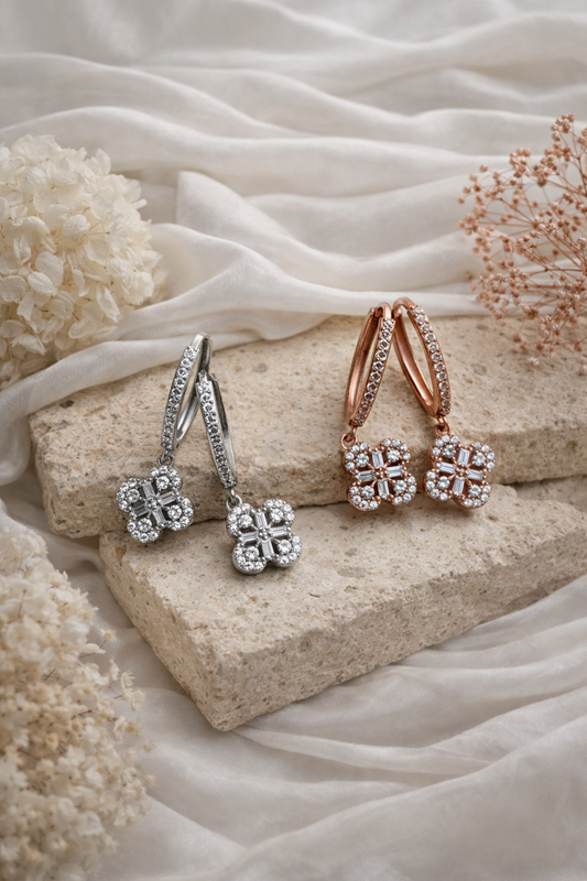 Boucles d'oreilles ELENA en Argent 925